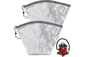 BEAUFAN Lot de 2 cartouches pré-filtrantes réutilisables pour poussières fines compatibles avec les aspirateurs Einhell TC-AV 1720 DW et TC-AV 1718 D, matériau non inflammable, protection des filtres plissés