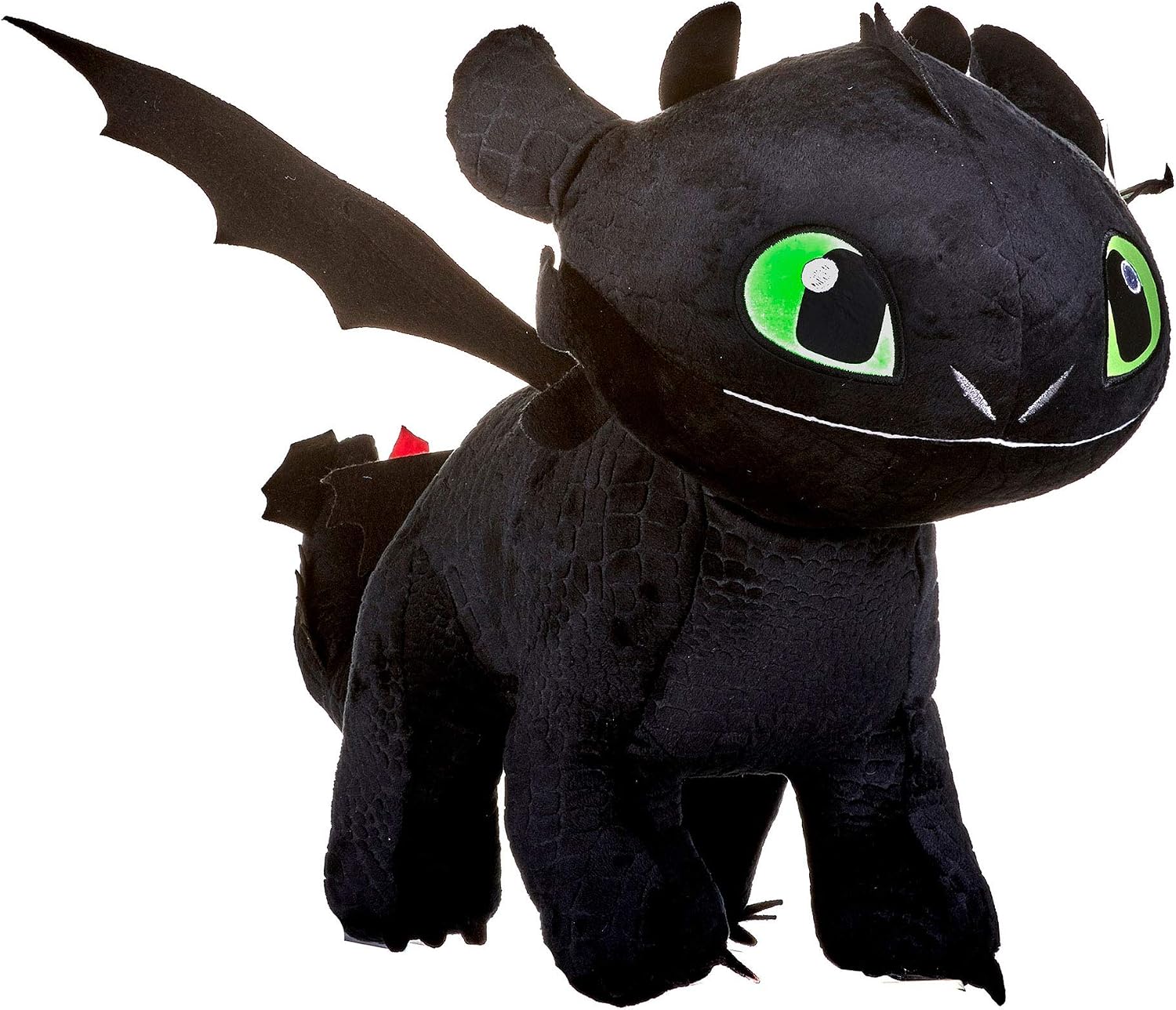 HTTYD Plush Dragon Desdentado Toothless Furia Nocturna Negro Furia 40cm Brilla en la Oscuridad