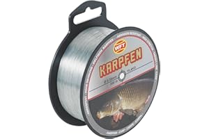 WFT Target Fish Carp 300 m 0.35 mm 10.4 kg Grey - Fishing Line for Carp Fishing, Monofilament Line for Carp Fishing