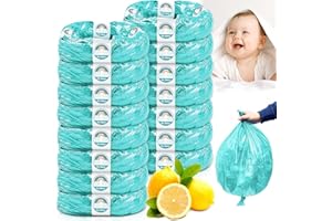 MKAKYES 15 Pièces Recharge Poubelle a Couche, 4.5M Sac Poubelle Couche, Antibactérien, Anti-odeurs, Recharge Poubelle Compatibles avec Tommee Tippee, Twist & Click