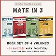 Mate in 3 Moves - 4 books Set (800 puzzles, 200 per book)