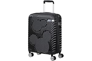 American Tourister Mickey Clouds, Spinner S, bagaż podręczny z możliwością rozszerzenia, 55 cm, 38/45 l, czarny (Mickey True Black), Czarny (Mickey True Black), S (55 cm - 38/45 L), Bagaż dziecięcy