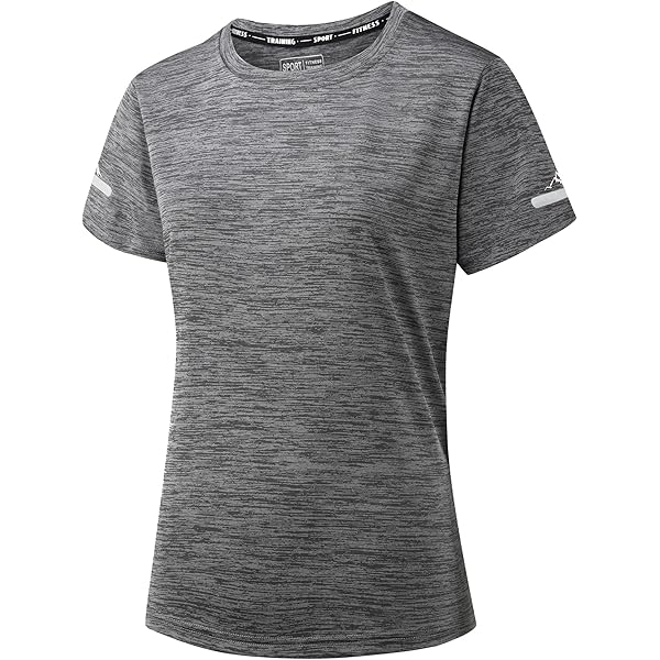 3 of 5 stuks sportshirts voor heren, korte mouwen, functioneel shirt, ademend en sneldrogend, fitnessshirt voor training, hardlopen, wandelen, gym, outdoorsport, 7 zwart wit groen, L