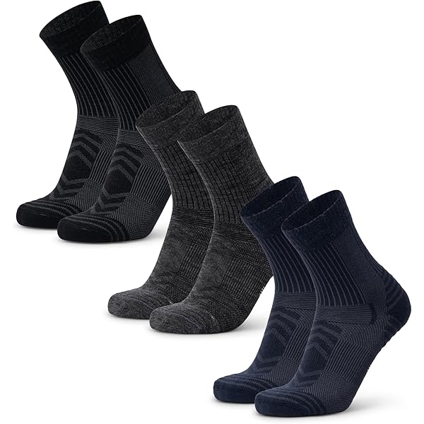 Anti-ampoules Thermorégulantes Chaussettes Randonnée Laine Mérinos