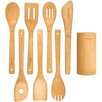 9 Stuks Houten Lepels Compatibel Met Koken, Houten Keukengerei Compatibel Met Koken Met Keukengereihouder Teakhouten Kit 9 Stuks Houten Lepels Compatibel Met Koken, Houten Keukengerei Compatibel Met Koken Met Keukengereihouder Teakhouten Kit