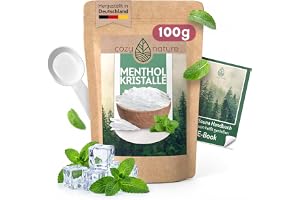 CozyNature Sauna Menthol Crystals, bastutillbehör, bastuinfusion, bastukristaller (100 gram)