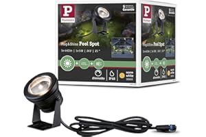 Paulmann Système d'éclairage Plug&Shine Outd P&S Pool Spot IP68 3000K 94559 N/A Puissance: 5 W Blanc Chaud N/A