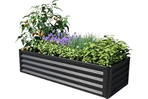 GFP PRIMEYARD Orto rialzato LUCA, acciaio, antracite 150x60x35 cm