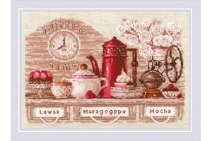 Riolis Kit de Punto de Cruz, Multicolor, 30 x 21 cm