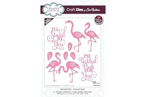 Sue Wilson Necessities Collection-Tickled Pink-Craft Die, Metal, Largest 7.1 x 4.1 cm,CED23036