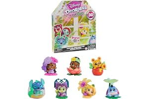 Disney Doorables In Full Bloom Multi Peek Series 15 - Mystery Floral Themed Mini Figures, Assemble and Display, Collectible D
