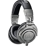 Audio-Technica M50x Professional Studio Headphones for Studio Recording, Creators, DJs, Games, Podcasts and Everyday Listenin