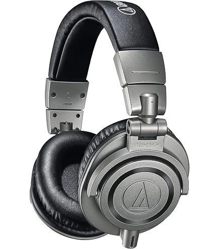 Audio Technica ATH M50X Flat Response Studio Headphones: Amazon.co