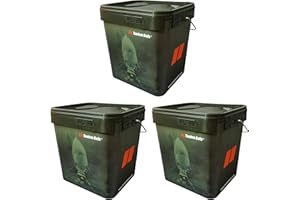 Tandem Baits Seaux de Pêche Carpe avec Couvercle 17l