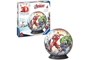 Ravensburger 3D Puzzle 11496 - Puzzle-Ball Avengers - dreidimensionaler Puzzleball für große und kleine Fans der Marvel Comics, Filme und Superhelden ab 6 Jahren