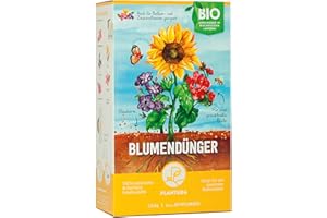 Plantura Bio Blumendünger mit 3 Monaten Langzeitwirkung, 1,5 kg, für den Garten & Balkon-Pflanzen, für eine prächtige Blüte, gut für den Boden, unbedenklich für Haus- & Gartentiere