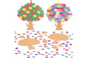 LAMEK 12Pcs Arbol de Corazones, Kit de manualidades de San Valentín, Kit de Manualidades de Corazones para Adultos, para Manualidades Infantiles,Bodas,Navidad,San Valentín,Fiestas de Cumpleaños