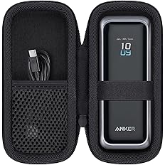 Khanka Étui pour Anker Prime Power Bank 20,100mAh 220W / 20,000mAh 200W, Housse de Rangement pour Anker Prime Power Bank 220W