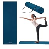Gaiam Essentials Premium Yoga Mat with Yoga Mat Carrier Sling (72"L x 24"W x 1/4 Inch Thick)