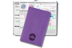 LIFE PLANNER PLAN IT, DO IT! Life Planner Agenda Motivazionale Made in Italy | Agenda 16 Mesi | da Settembre 2024 a Dicembre 2025 | Planner Settimanale e Mensile | Spazi Dedicati a Pensieri e Riflessioni (Shine Violet)