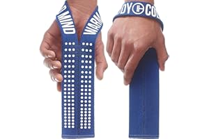 ‎WARM BODY COLD MIND WARM BODY COLD MIND V1 Podnoszenie Pasków na Nadgarstek do Olimpijskiego Podnoszenia Ciężarów - Lifting Wrist Straps for Weightlifting, Crossfit, Deadlift, Wytrzymałe Bawełniane Opaski na Nadgarstek
