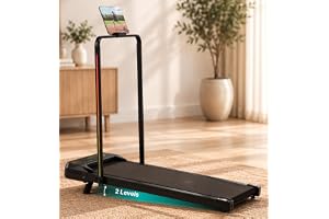Cult Walking pad Prime Treadmill (3.5HP Peak Power) Compact & Foldable Under Desk DC Motor Treadmill |2-Level Incline | Max Weight: 120kg | Home use with Remote Control