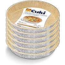 Vaschette Cuki 2IN1 Alluminio E Carta Forno - 8 Porzioni Tonde, 6 Confezioni Da 2 Pezzi - Foto 4