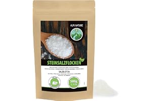 Alpi Nature Stensaltflingor 500g, Stensalt Flingor för Matlagning från Spanien, Gourmetsalt 0.1-8mm