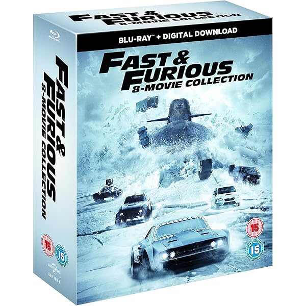 Fast & Furious: The Complete 8 Movies Collection - The Fast and