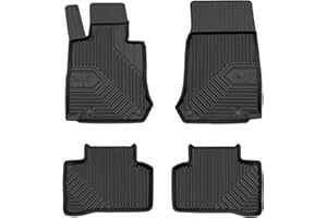 MOTOS Alfombrillas de Goma para Mercedes-Benz GLC C253 2016-2023 Mejore la Comodidad de Sus Viajes con la Alfombra Antideslizante Car No.77- Alfombrillas de Coche para Varias Estaciones