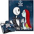 Disney The Nightmare Before Christmas Soft Fleece Bed Blanket 150 x 130cm (Multi)