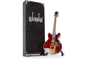 AXMAN Jorma Kaukonen (aereo Jefferson) - Chitarra in miniatura - Regali musicali - Ornamento fatto a mano