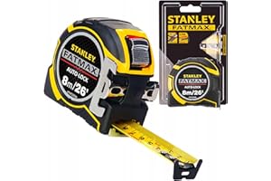Stanley ZSTA-0-33-504 STA033504 FatMax Autolock Pocket Tape 8m/26ft (Width 32mm) Pro 8 m/26 ft, Multi-Colour