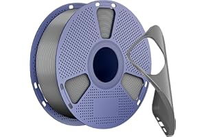 NEVSBYE Filamento Stampante 3D TPU 95A 1.75mm Flessibile TPU Filamento per Stampante 3D, Elevata Liquidità, Precisione Dimensionale +/- 0.02 mm,per Stampante 3D 1KG (Grigio)