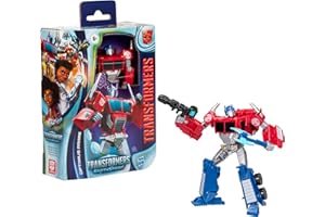 Zabawkowy Optimus Prime klasy Deluxe z serialu Transformers: EarthSpark, 12,5-centymetrowa figurka, zabawkowe roboty dla dzieci w wieku od 6 lat