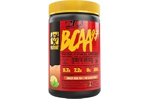 MUTANT Hardcore BCAA | 2:1:1 BCAA + Electrolytes for Muscle Recovery & Hydration | Pre, Intra & Post Workout | 30 Servings | Sweet Iced Tea