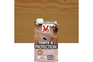 V33 Teinte & protection meubles et boiseries, Chêne moyen 0,5L