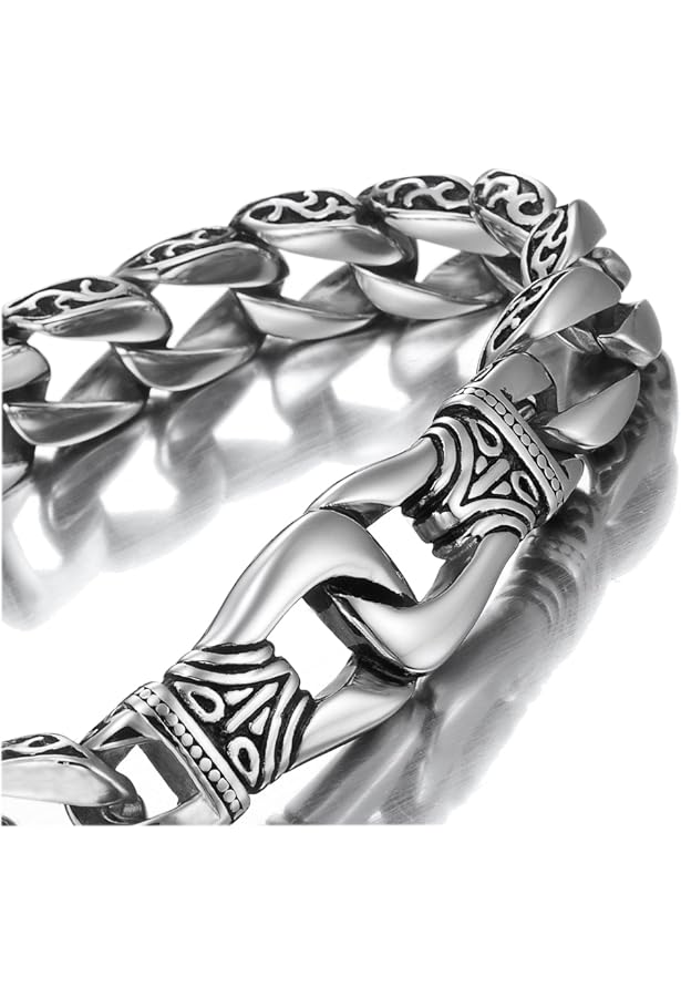 Homme Femme Vintage Crâne Charmes Carré Rolo Chaîne Maillons Bracelet Homme Femme Vintage Crâne Charmes Carré Rolo Chaîne Maillons Bracelet