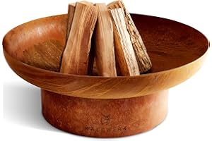 WALDWERK Brasero Extérieur (78 cm) - 2 mm d'Épaisseur - Barbecue en Acier avec Finition Patine Rouille