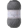 Utopia Crafts DK Double Knitting Yarn, 100g (Grey Heather)