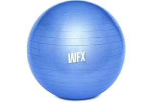 #DoYourFitness® x World Fitness WFX Ballon de Gymnastique »Orion« avec Pompe/Ballon de Fitness Robuste et écologique/idéal pour la Gymnastique, Le Yoga & Le Fitness/Taille : 55 cm/différents Couleurs