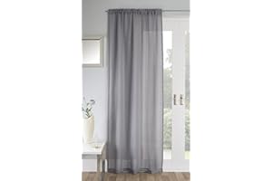 Tyrone Textiles Ltd Jewel Grey Diamante Voile Panel (Drop - 48" (122cm))