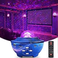 LED Sternenlicht Projektor, Delicacy Rotierende Wasserwellen Nachtlichter, Ferngesteuerte Projektionslampe, Farbwechsel…