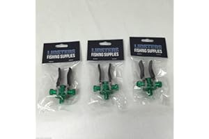 LIDSTERS FISHING SUPPLIES 3 X CARP FISHING GREEN ALUMINIUM SPECIALIST ADJUSTABLE SUPER LITE BUTT ROD RESTS