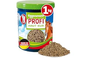 EGGERSMANN MEIN PFERDEFUTTER Eggersmann Soin Professionnel pour la Peau - Complément Alimentaire pour Chevaux - Concentré pour Les problèmes de Peau - Boîte de 1 kg