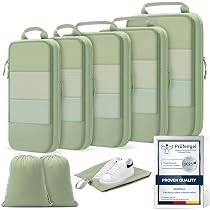 10/7/6/5/1 pezzi Borse da viaggio portatili, borse di compressione ad