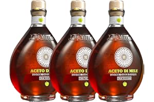 ZEUS PARTY 3 bottiglie di Aceto di Mele Due Vittorie Invecchiato in barrique 500ml (1500ml)