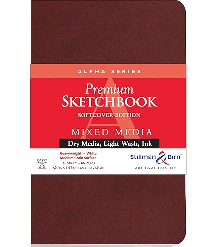 Stillman & Birn Nova Trio Series Toned Softcover Sketchbook -7-1/2 x 7-1/2, in