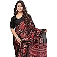 MIRCHI FASHION Women's Chiffon Floral Printed Saree with Blouse Piece
