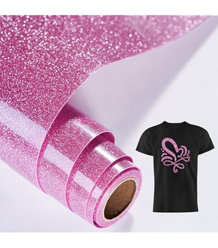 Siser® Glitter Galaxy Black 30 cm x 0.5 m Vinyl Iron on Glitter for Personalizing Fabrics, Clothing and Accessories, Creative Hobbies, Easy to Cut
